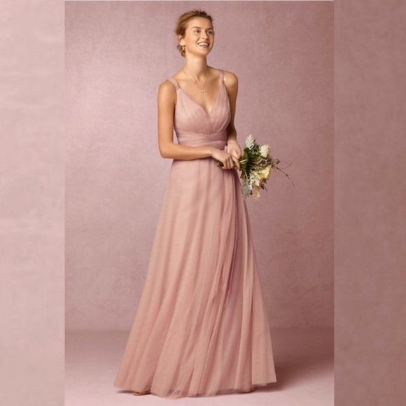 BHLDN Dresses & Skirts - BHLDN Zaria Dress Rosewood - Size 0